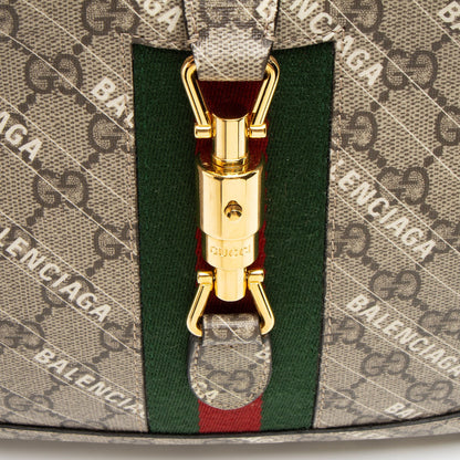 Gucci x Balenciaga GG Supreme The Hacker Project Jackie Small Shoulder Bag