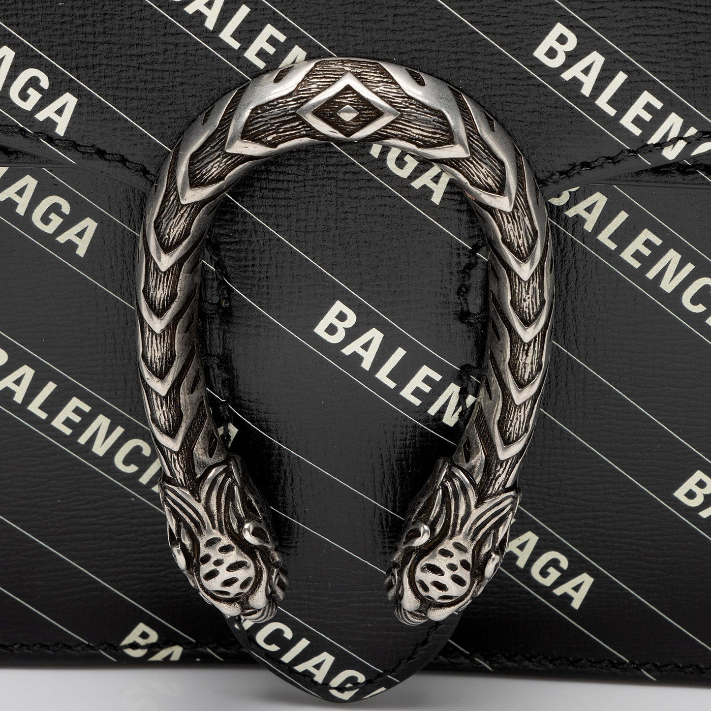 Gucci x Balenciaga Leather Dionysus The Hacker Project Small Shoulder Bag (SHF-qNmspE)
