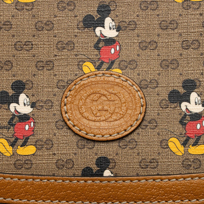 Gucci x Disney Micro GG Canvas Mickey Mouse Small Flap Shoulder Bag