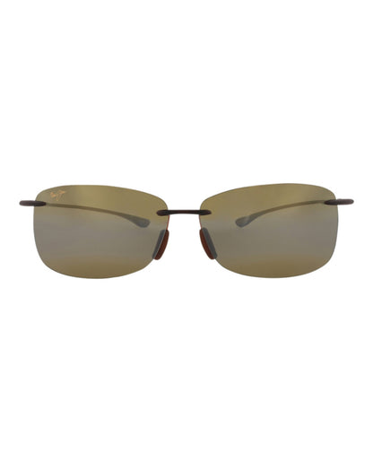 Maui Jim Unisex Square/Rectangle Rootbeer Rootbeer Bronze Fashion Designer Eyewear