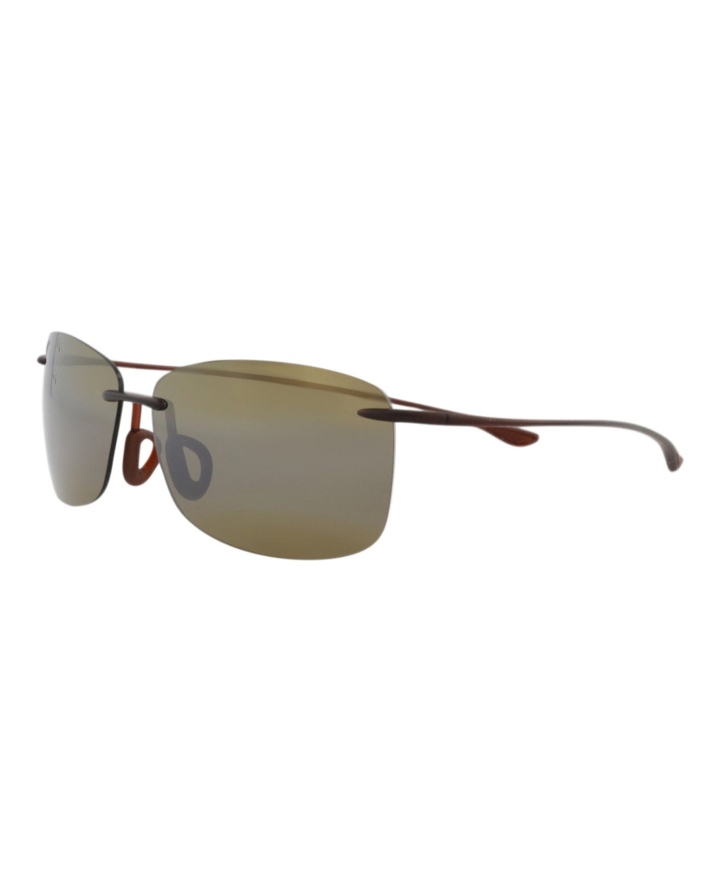 Maui Jim Unisex Square/Rectangle Rootbeer Rootbeer Bronze Fashion Designer Eyewear