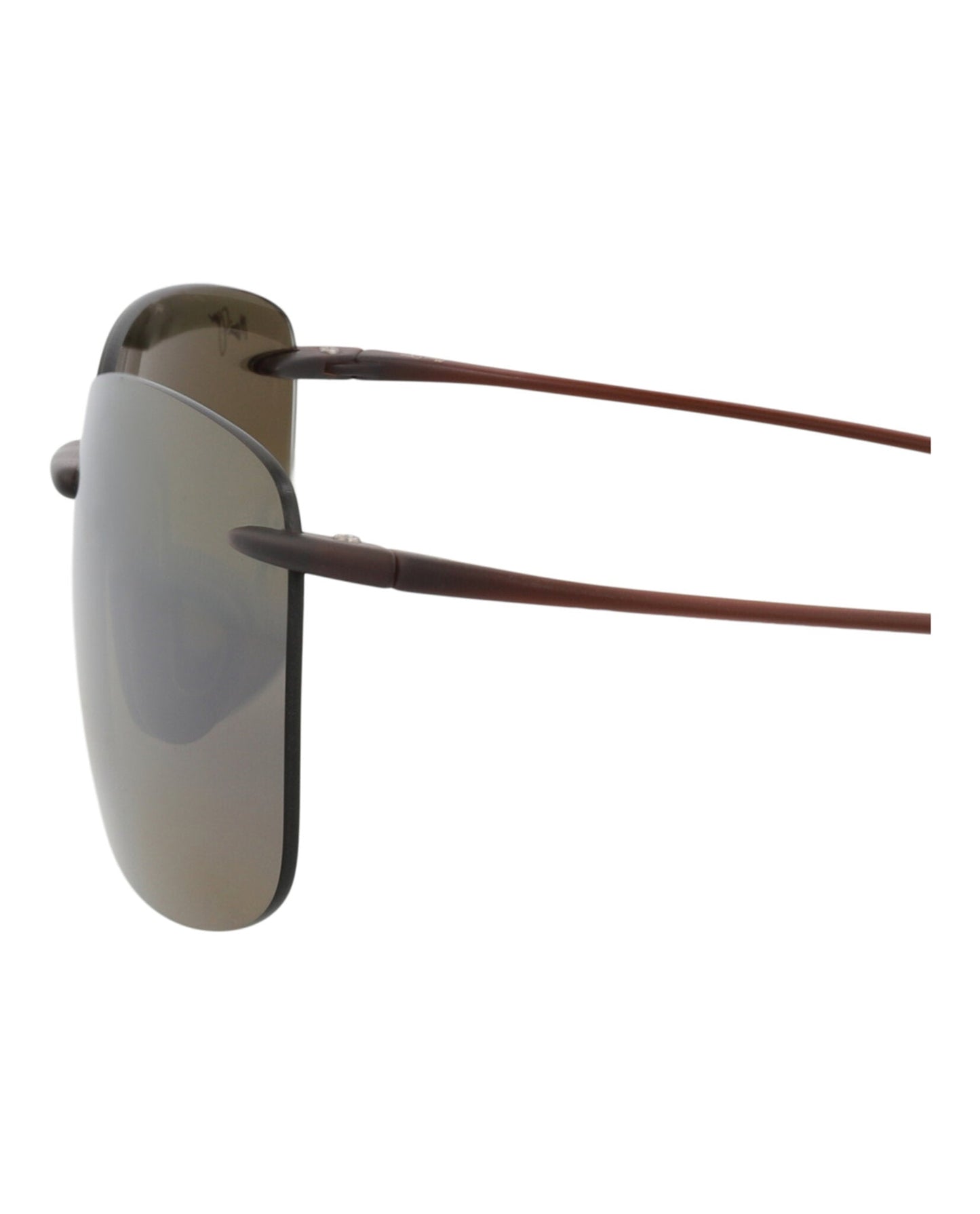Maui Jim Unisex Square/Rectangle Rootbeer Rootbeer Bronze Fashion Designer Eyewear