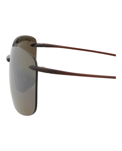 Maui Jim Unisex Square/Rectangle Rootbeer Rootbeer Bronze Fashion Designer Eyewear