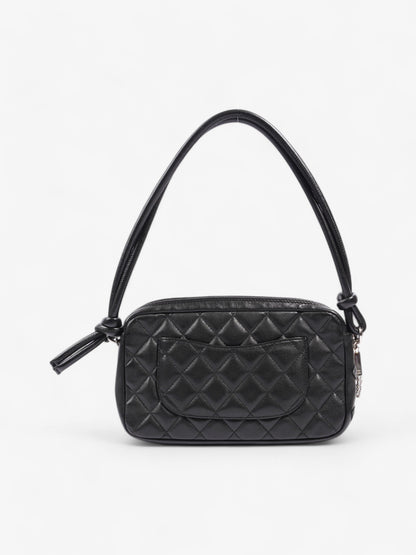 Chanel Cambon Shoulder Bag Black Lambskin Leather