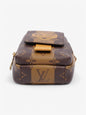 Louis Vuitton Double Phone Pouch Shoulder Bag Monogram / Monogram Reverse / Yellow Coated Canvas
