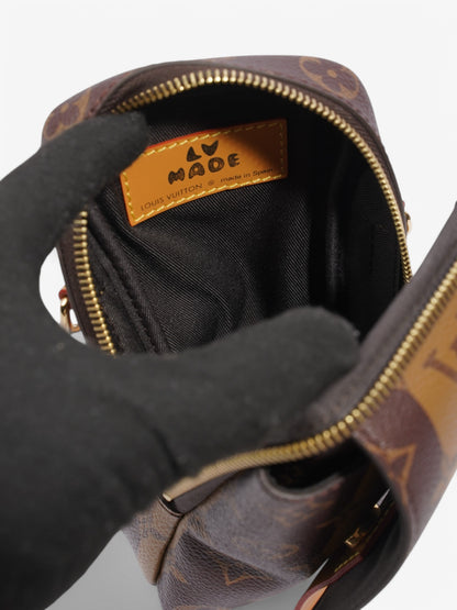Louis Vuitton Double Phone Pouch Shoulder Bag Monogram / Monogram Reverse / Yellow Coated Canvas