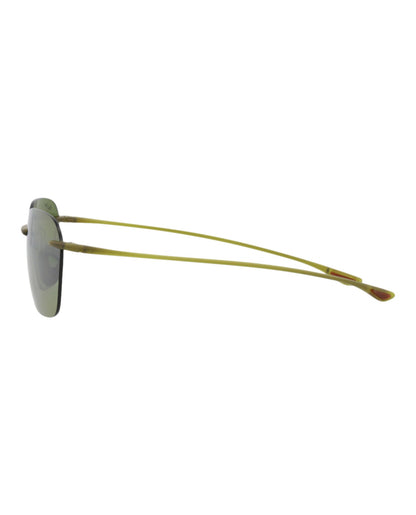 Maui Jim Unisex Square/Rectangle Olive Olive Green Fashion Designer Eyewear
