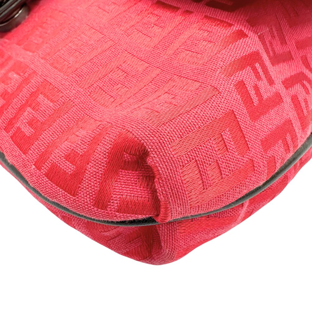 Fendi Zucca Canvas Shoulder Bag 8BT052