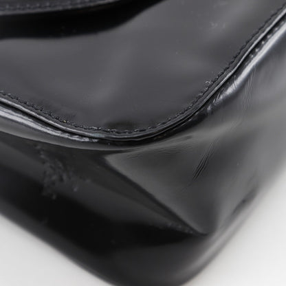 Prada One Shoulder Patent Leather Shoulder Bag