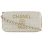 Chanel Tweed Deauville Chain Shoulder Bag A84415