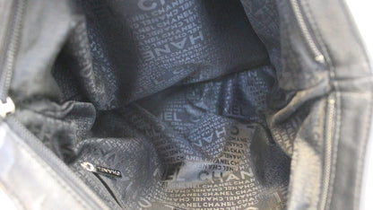 Chanel Shoulder Bag Black Lambskin Leather - CHANEL Bags