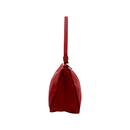 Prada Red Nylon Mini Shoulder Bag