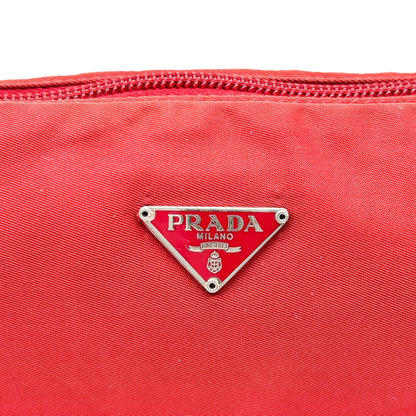 Prada Red Nylon Mini Shoulder Bag