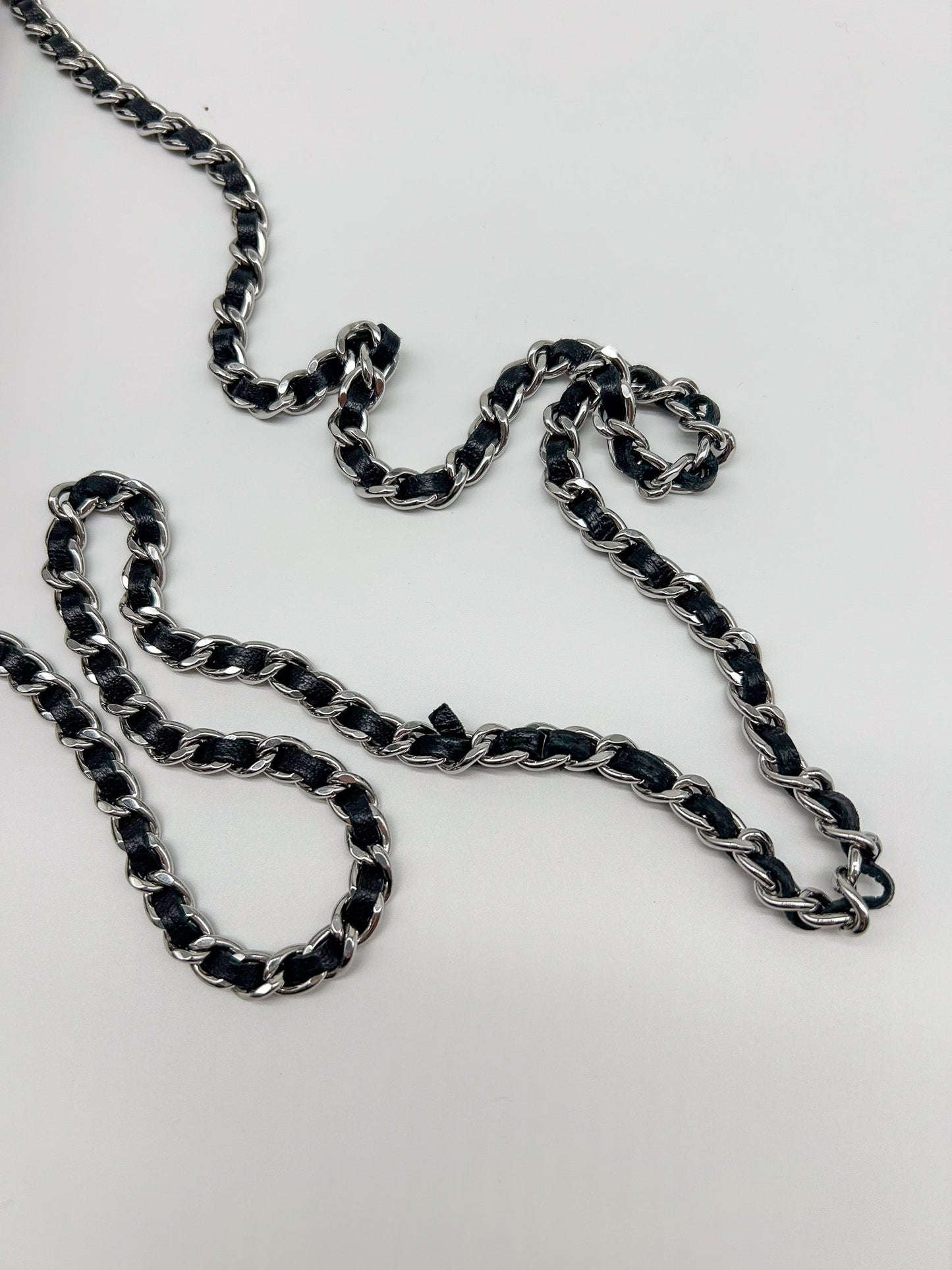 Chanel Black Lambskin Leather Wallet on Chain