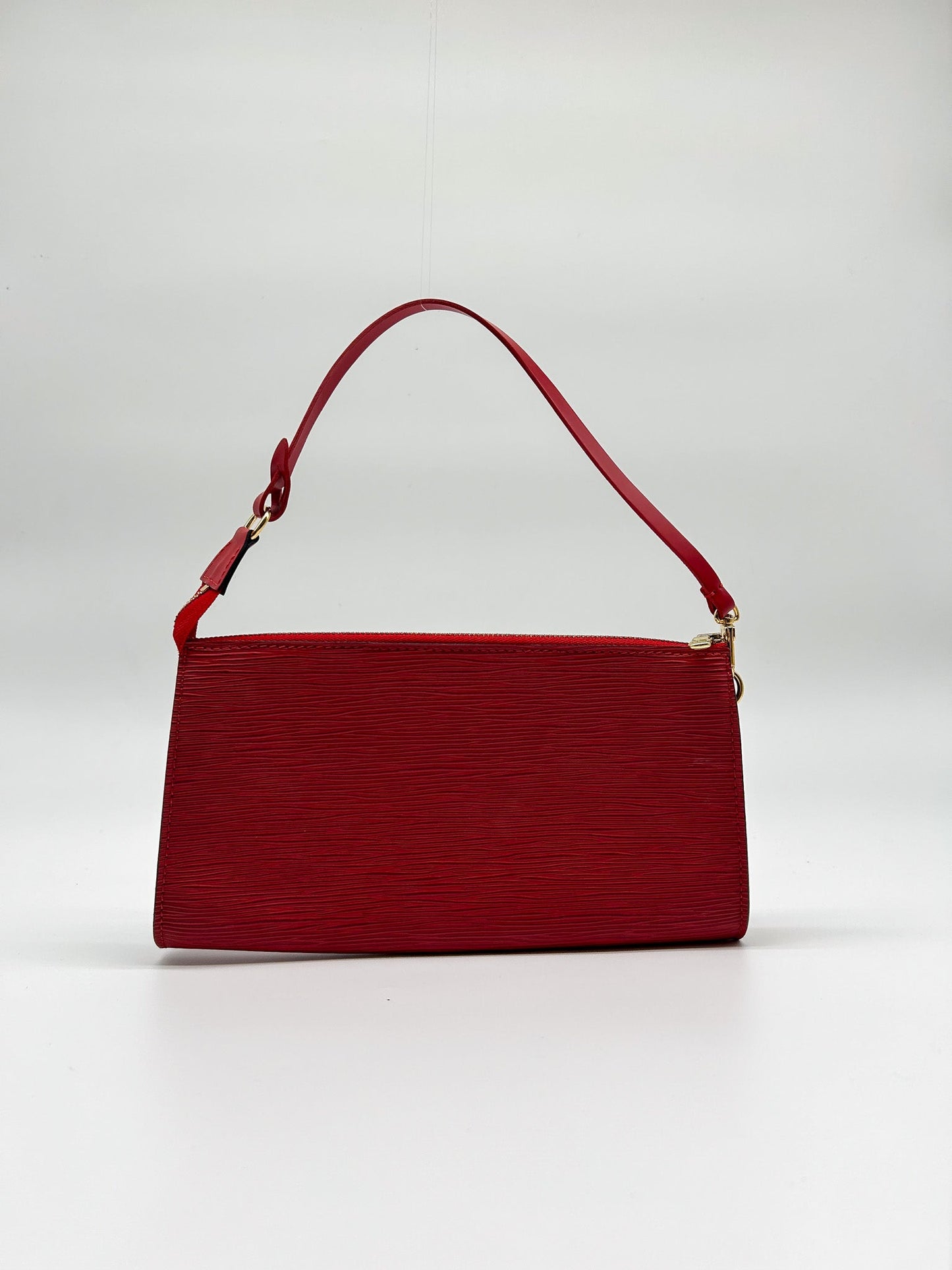 Louis Vuitton  Red Epi Leather Pochette Accessoires
