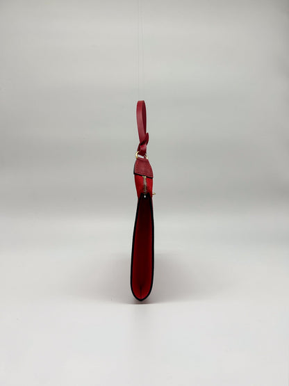 Louis Vuitton  Red Epi Leather Pochette Accessoires