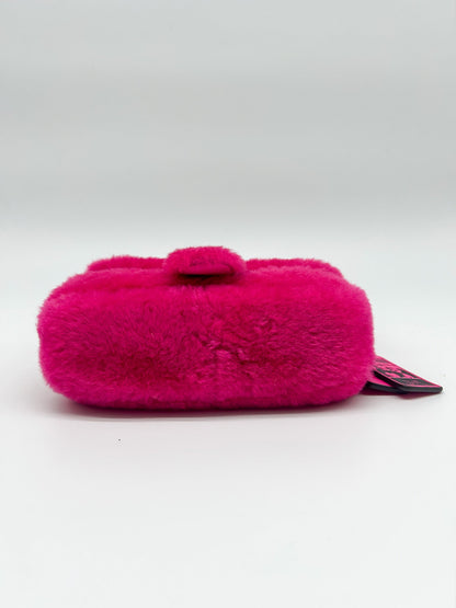 Coach x Lil Nas Hot Pink Shearling Tabby