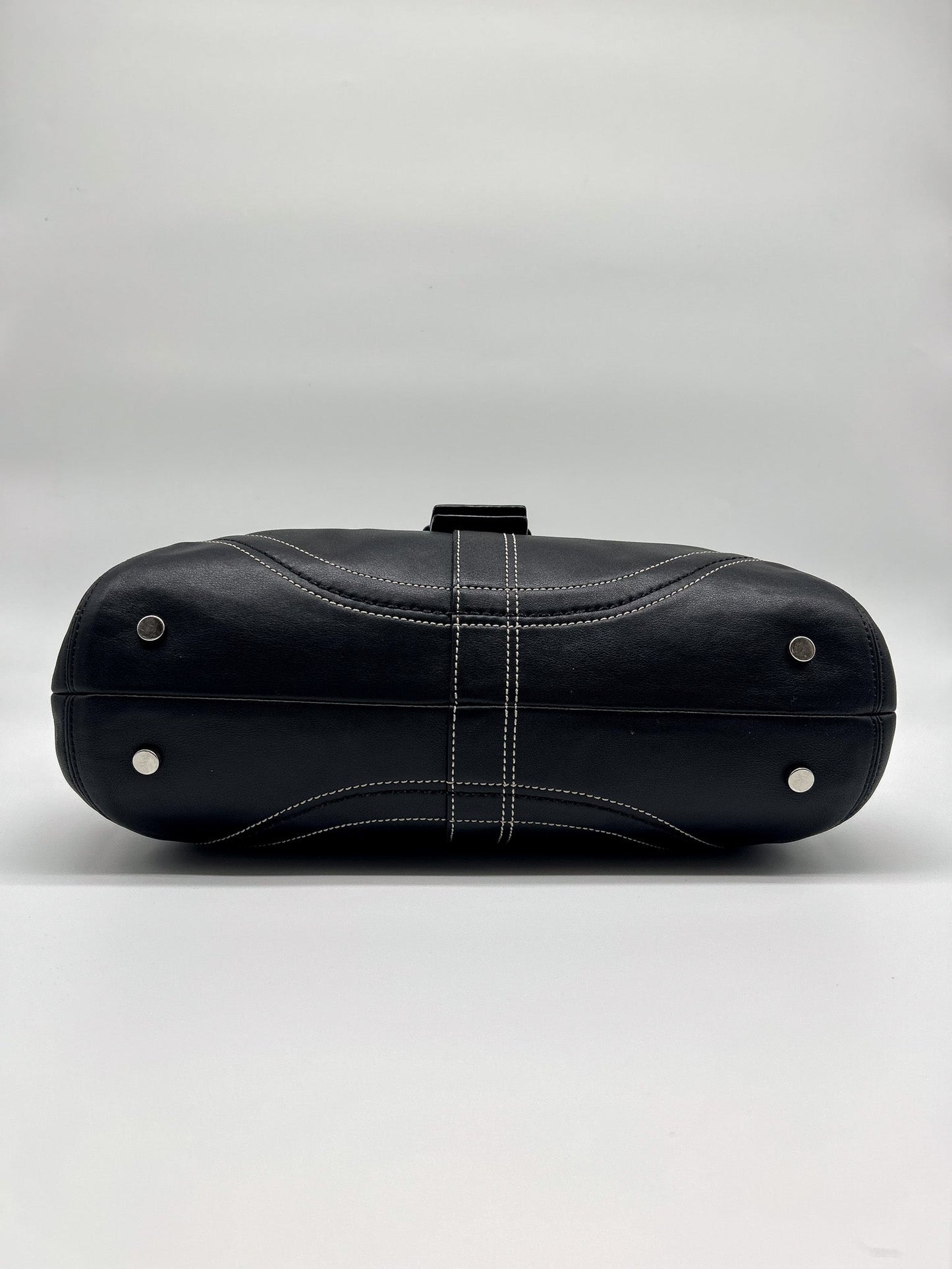 Coach Black Soho Flap Satchel Handbag