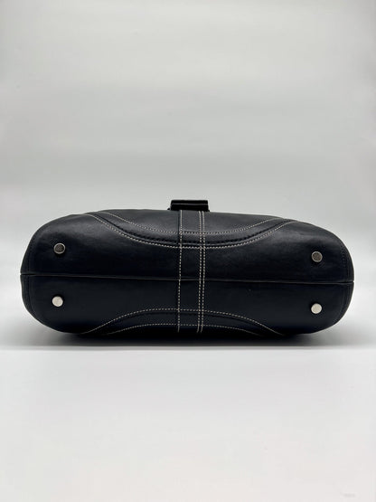 Coach Black Soho Flap Satchel Handbag