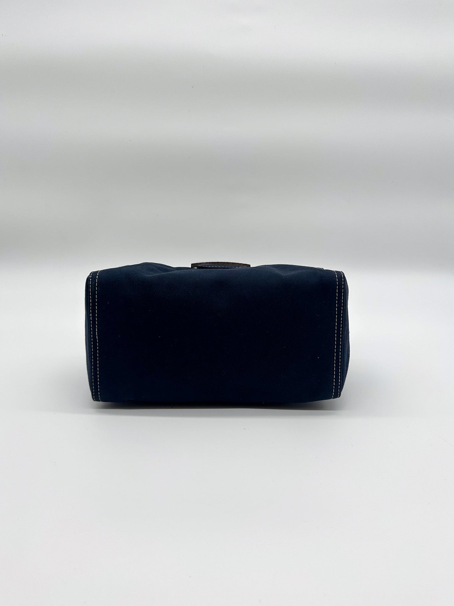 Fendi Navy Baguette Shoulder Bag