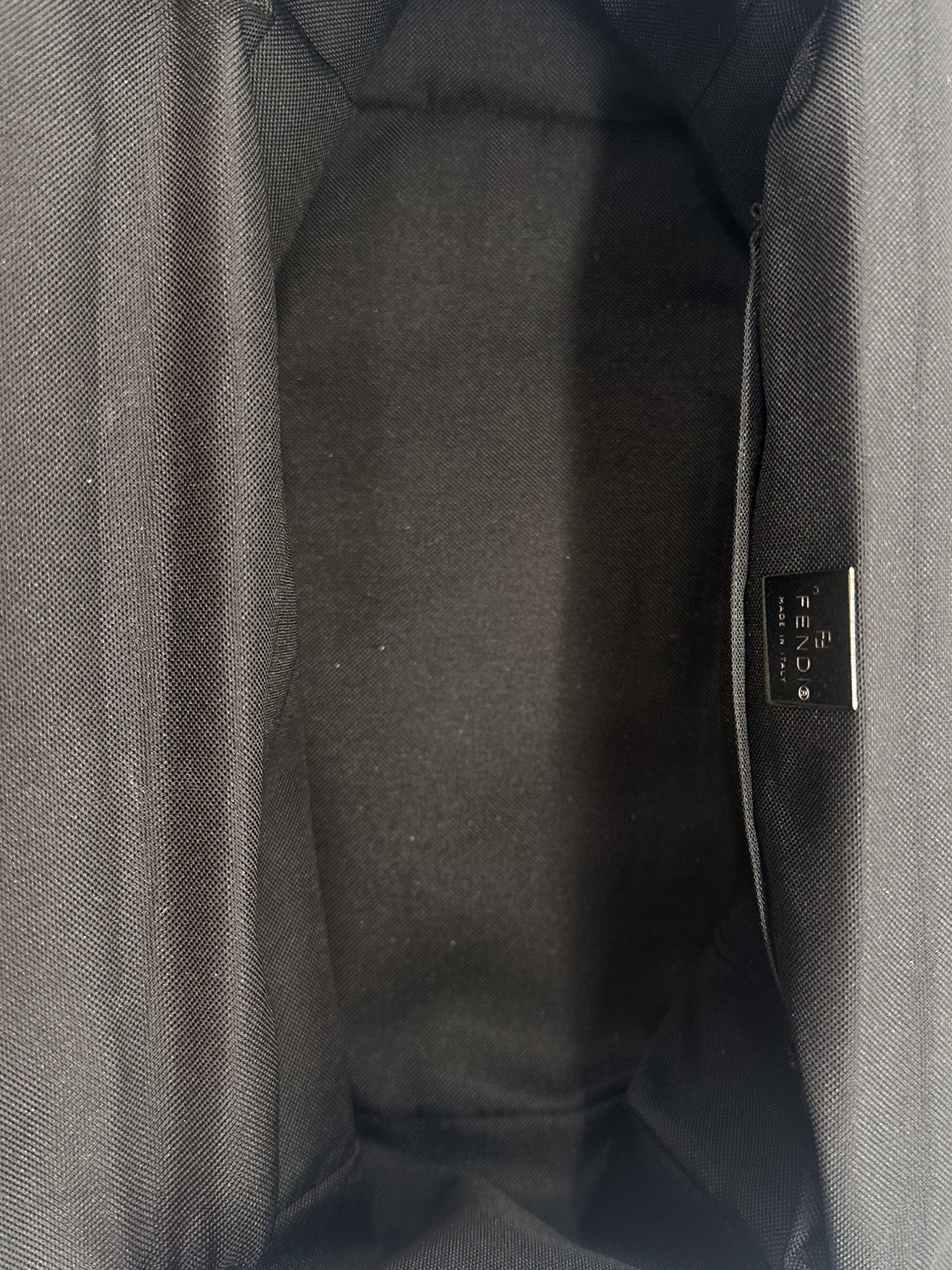 Fendi Navy Baguette Shoulder Bag