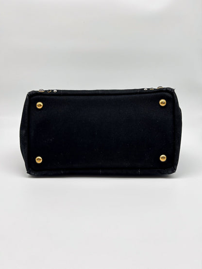 Prada Canapa Bijoux Studded Tote Bag