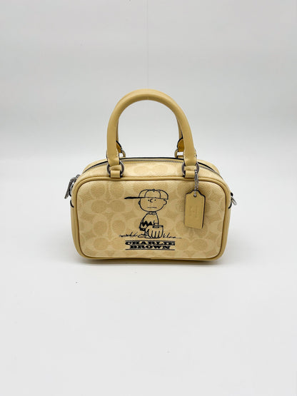Coach x Peanuts Charlie Brown Mini Satchel