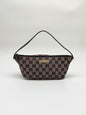 Gucci Brown GG Monogram Mini Pochette Bag