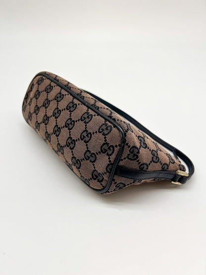 Gucci Brown GG Monogram Mini Pochette Bag