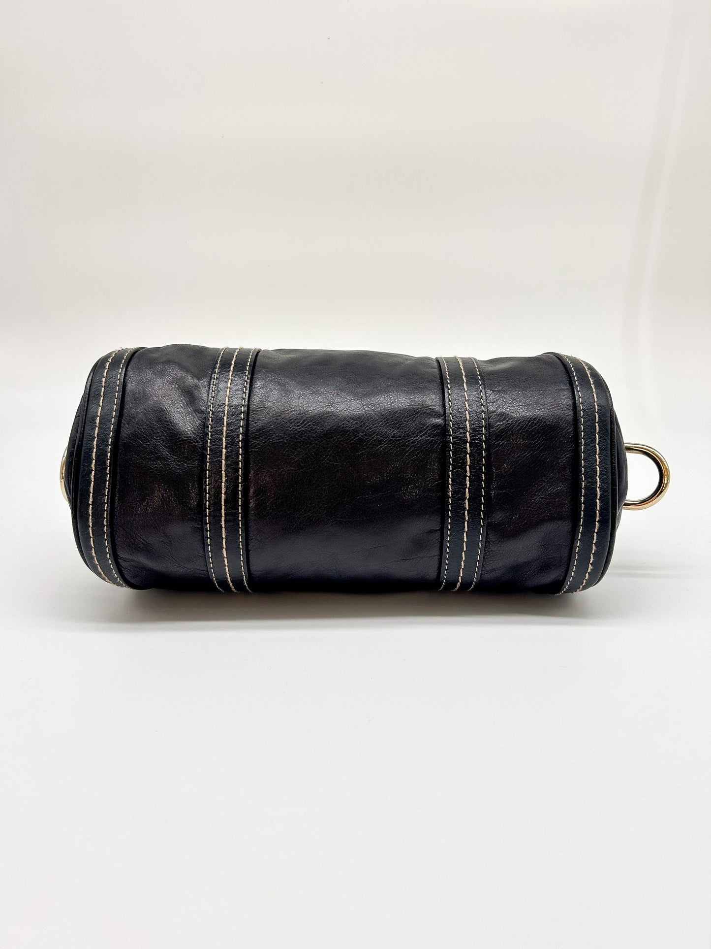 Gucci Black Mini Duchessa Boston Bag