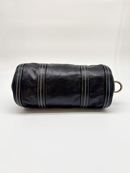 Gucci Black Mini Duchessa Boston Bag