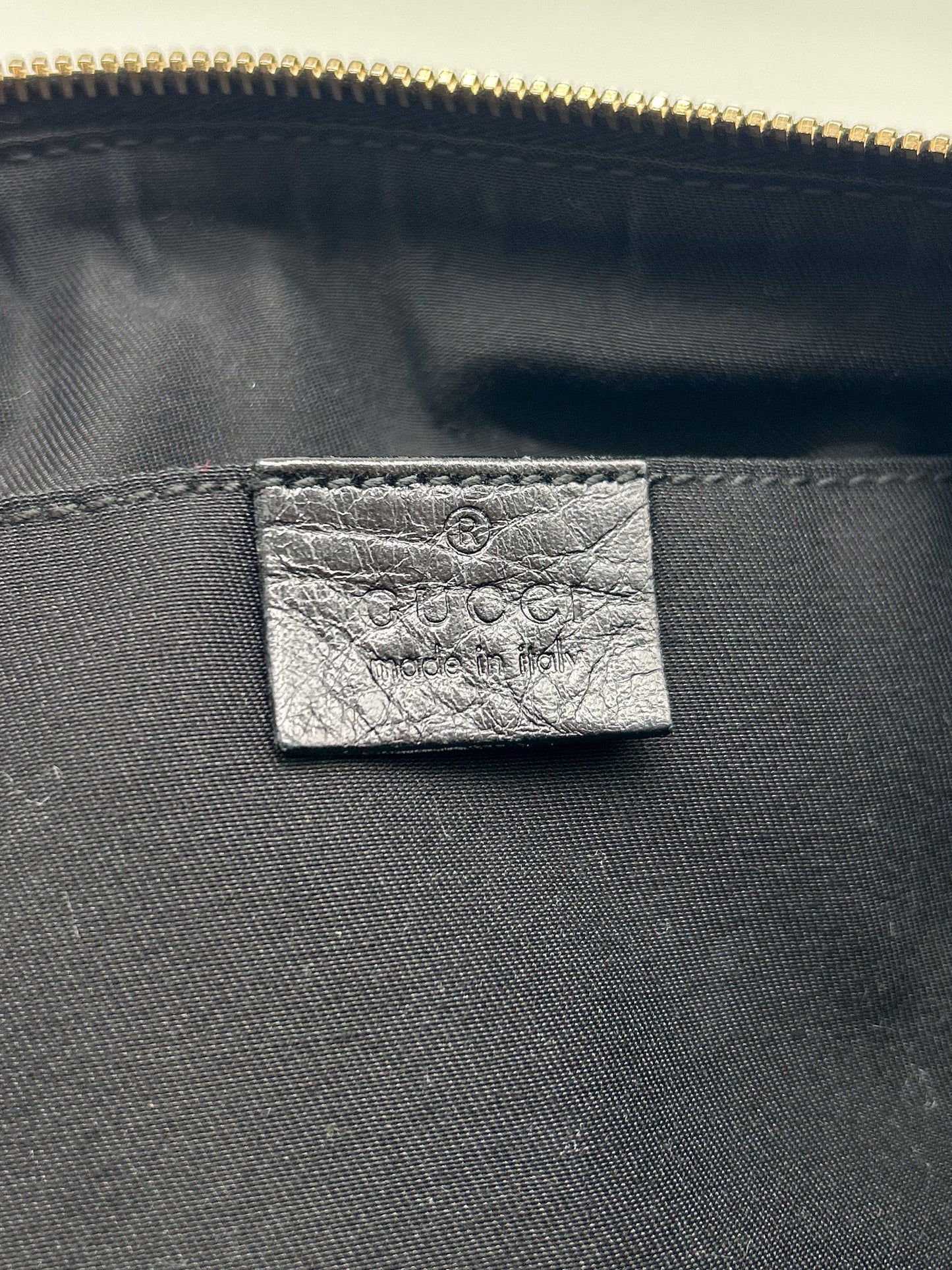 Gucci Black Mini Duchessa Boston Bag