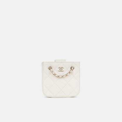 Chanel Tiny Square Clutch on Chain