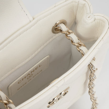 Chanel Tiny Square Clutch on Chain