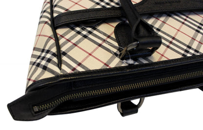 Burberry Shoulder Bag - BURBERRY Women Bag Check Plaid Jacquard