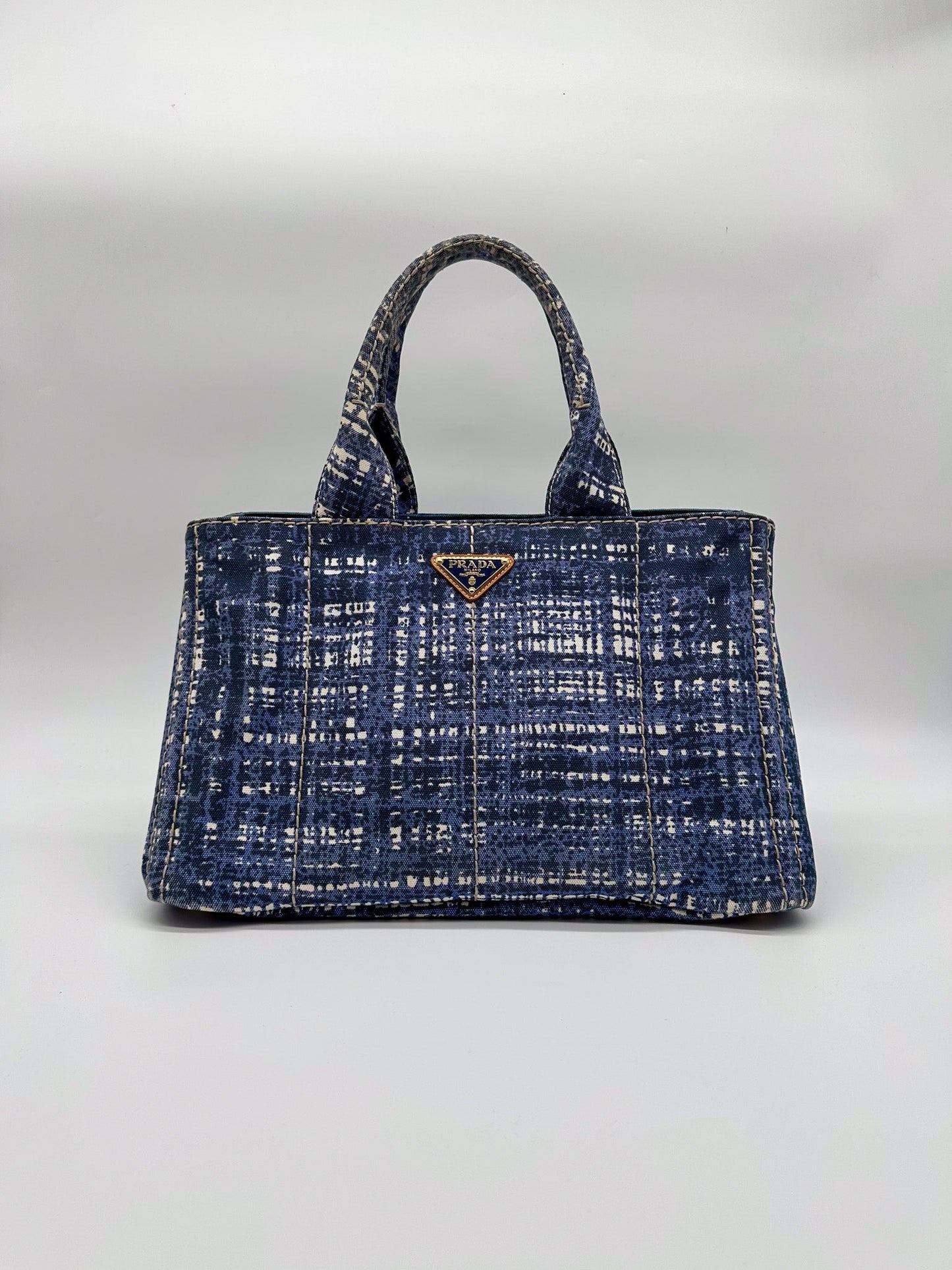 Prada Canapa Canvas Tote Bag