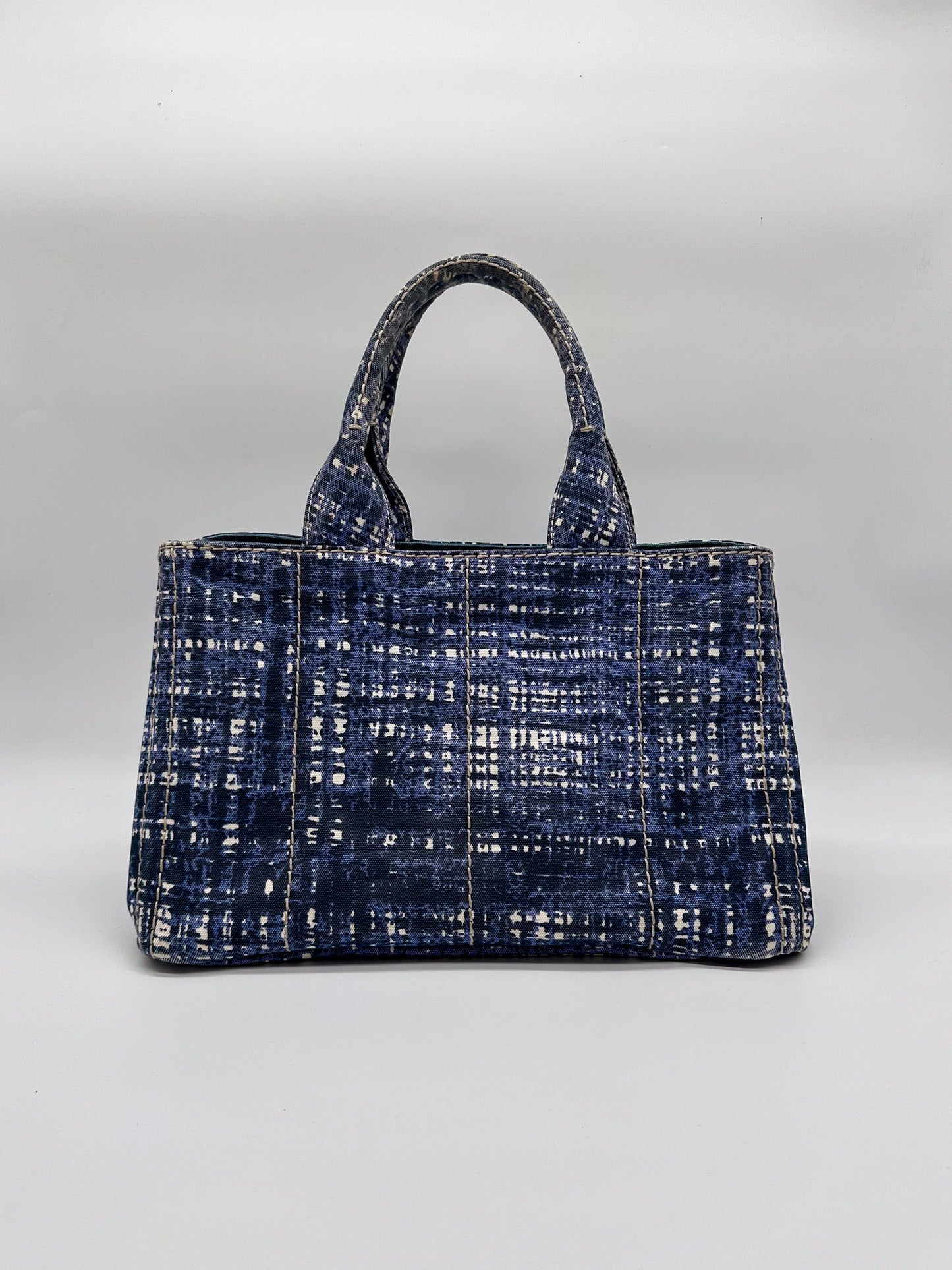 Prada Canapa Canvas Tote Bag