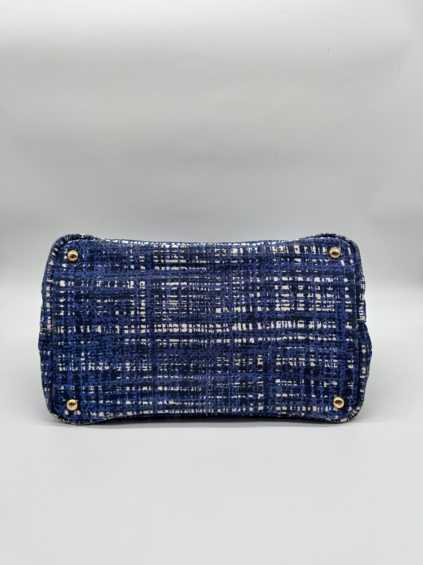 Prada Canapa Canvas Tote Bag