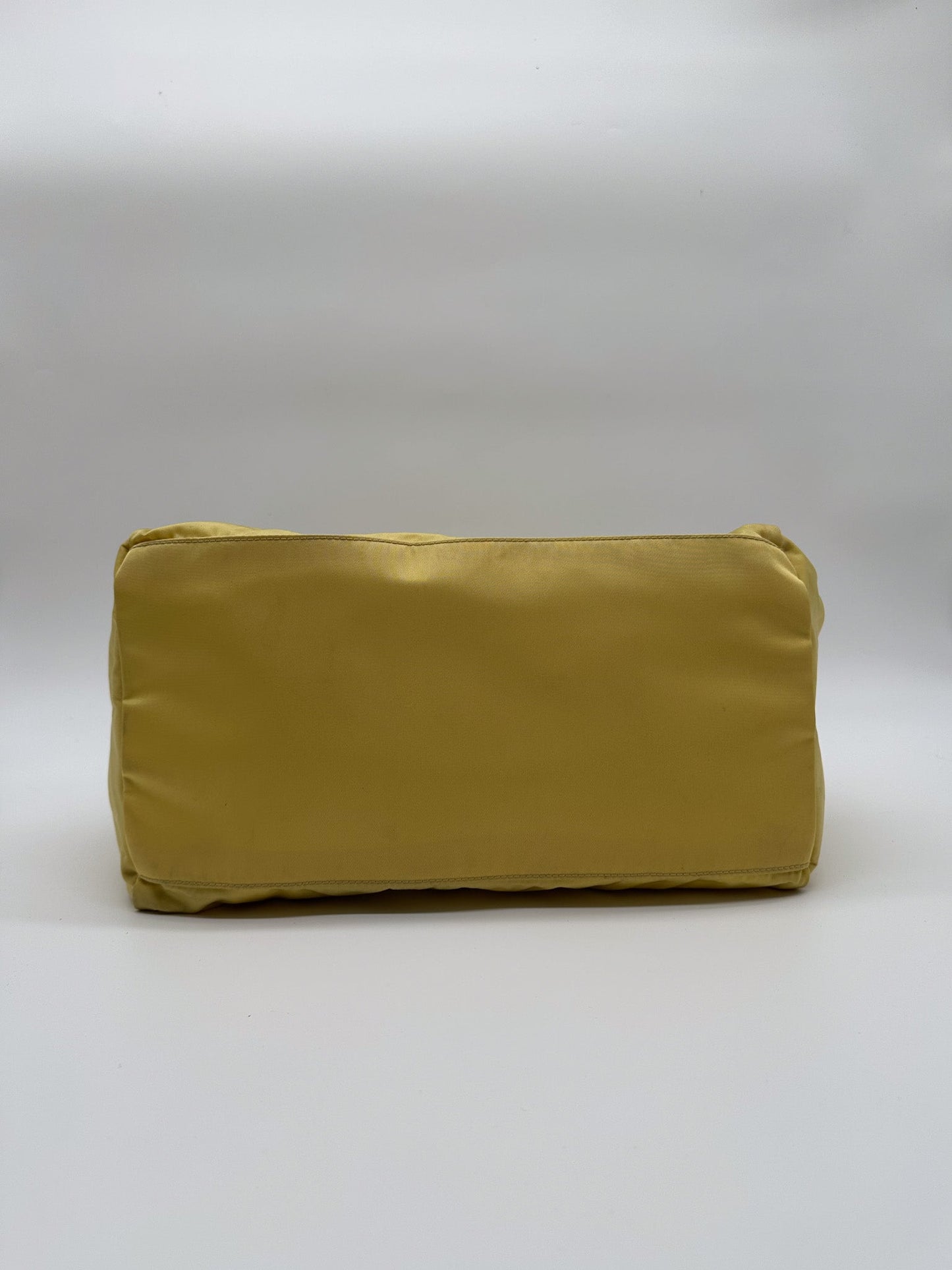 Prada Yellow Tessuto Nylon Tote Bag