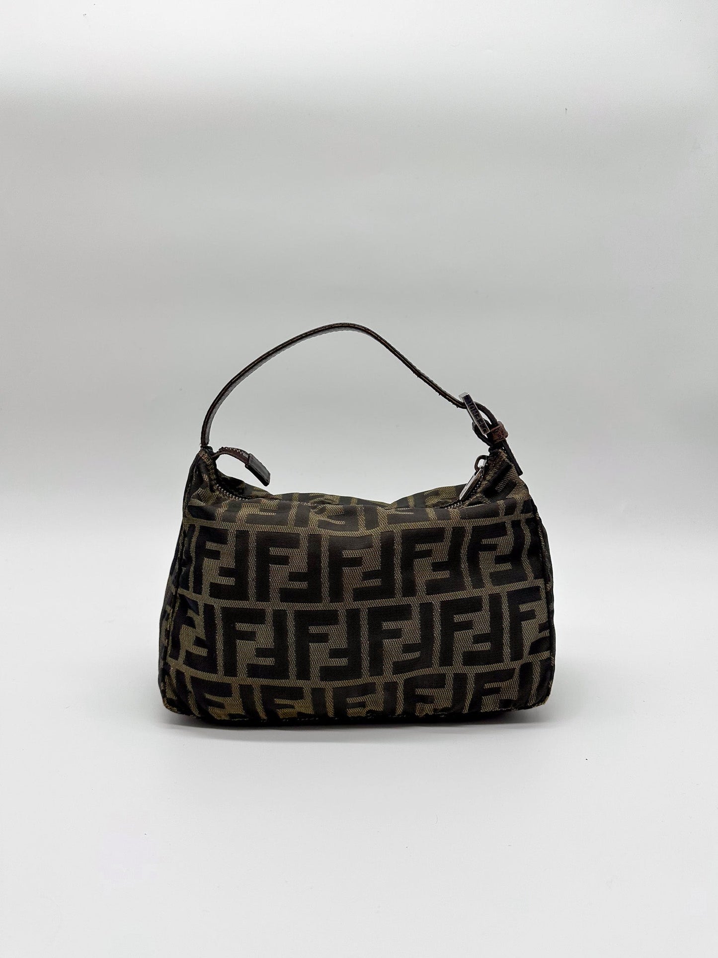 Fendi Zucca Canvas Mini Pouch