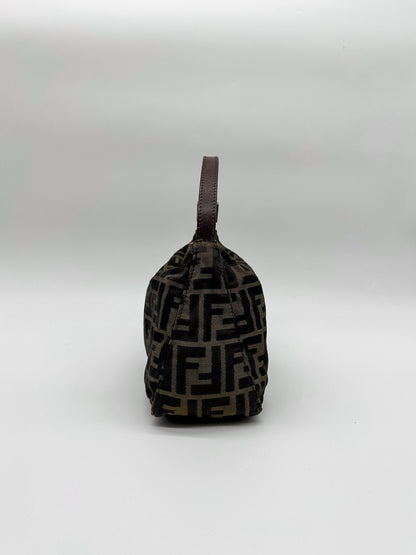 Fendi Zucca Canvas Mini Pouch