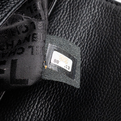 Chanel Black Caviar Seasonal Shoulder Flap Bag
