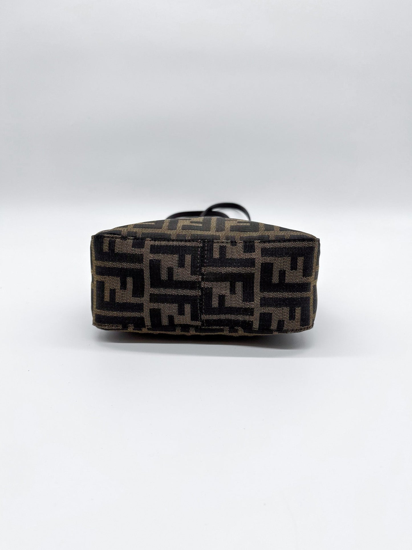 Fendi Zucca Canvas Mini Top Handle Bag