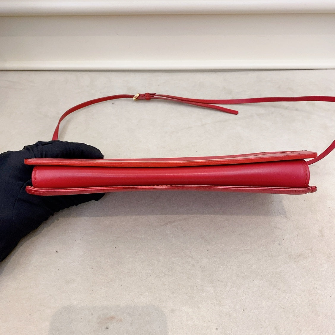 Louis Vuitton Epi Shoulder Bag in Red