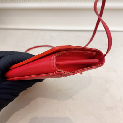 Louis Vuitton Epi Shoulder Bag in Red