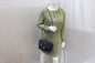 CHANEL Navy Blue/Dark Grey Sequin Flap Shoulder Bag Limited Edition