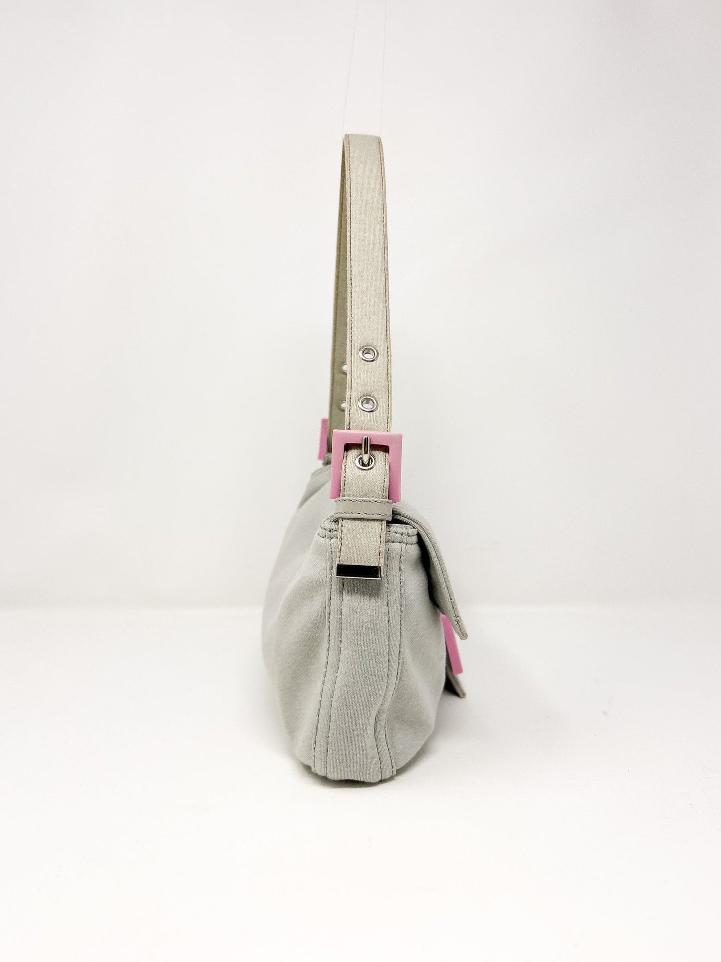 Fendi Baguette Cotton Shoulder Bag