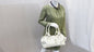 BURBERRY White Quilted Leather Montgomery Satchel Shoulder Bag