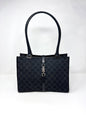 Gucci Black GG Canvas Jackie Shoulder Bag