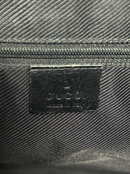 Gucci Black GG Canvas Jackie Shoulder Bag